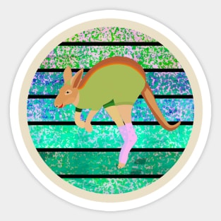 Kangaroo Sticker